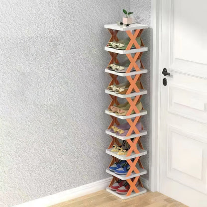 9 Tier Narrow Vertical Shoe Organizer