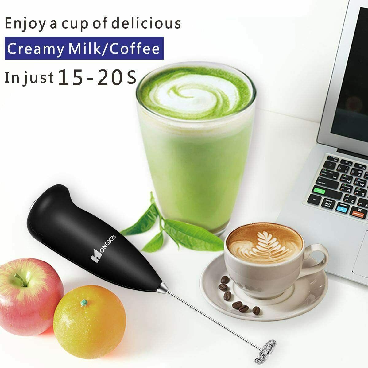 Electric Milk Frother - Foamer Whisk