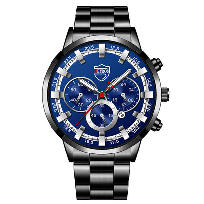 Sports Gold Stainless - Steel Quartz Wristwatch
