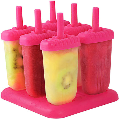 Popsicle Molds - Reusable Ice Cream DIY Ice Pop Maker