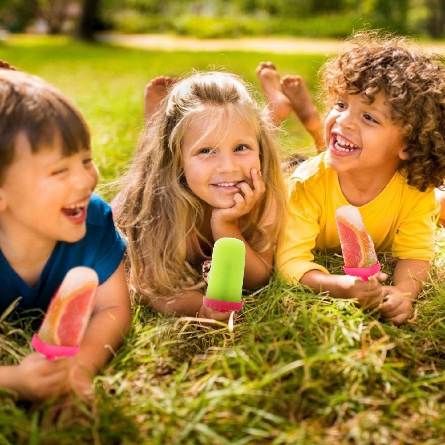 Popsicle Molds - Reusable Ice Cream DIY Ice Pop Maker