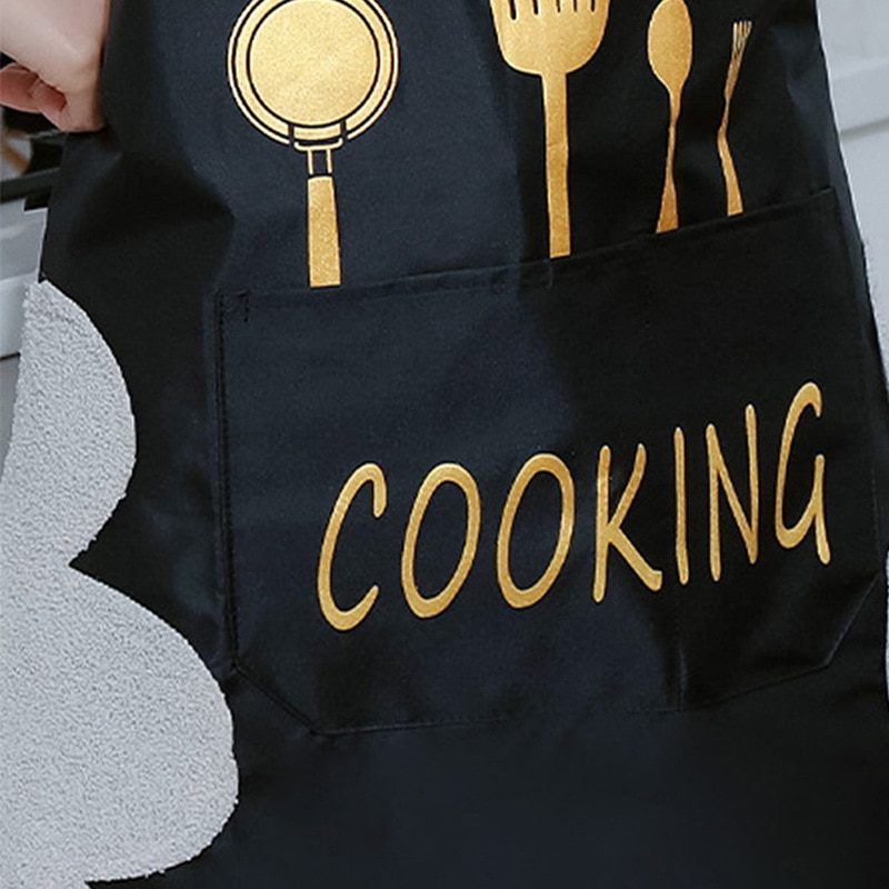 Kitchen Wipe Hand Apron Waterproof and Grease Resistant