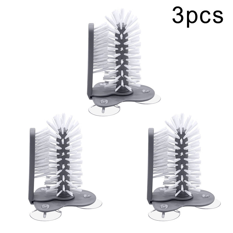 2 In 1 Cup. Glass Cleaner Brush