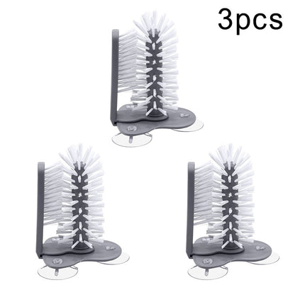 2 In 1 Cup. Glass Cleaner Brush