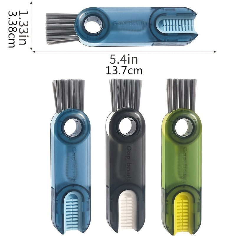 3 In 1 Cup Lid Gap Cleaning Brush Set