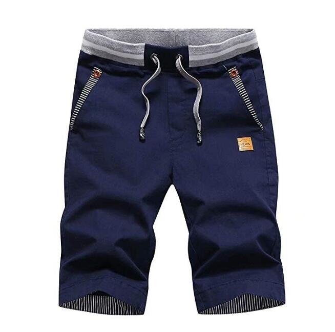 Men's Shorts Casual Classic Fit Drawstring Summer Beach Shorts