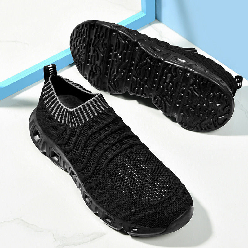 Slip-on Casual Shoes - Fly Woven Running Sneaker