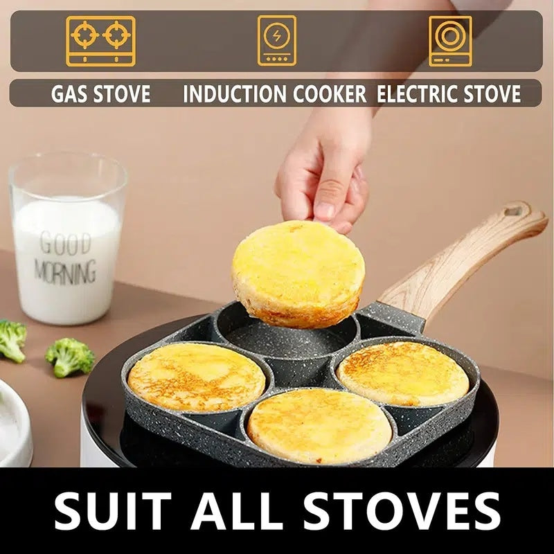 Fried Egg Hamburger Maker; Four-hole Fried Egg Pan