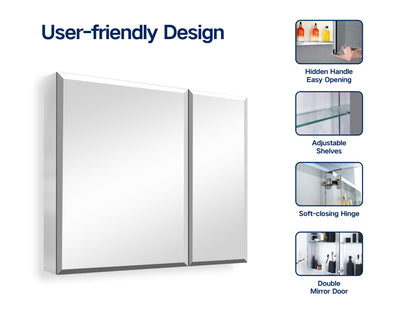 30*26-inch Medicine cabinet with Mirror