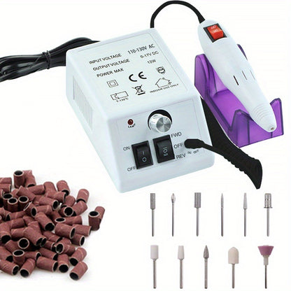 Portable Electric Nail Polisher: Manicure & Pedicure Set for Gel Polish