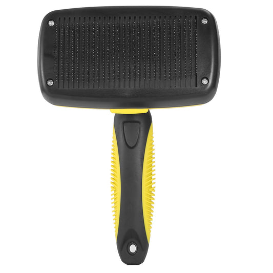 Self-Cleaning Slicker Brush-Pets Grooming Shedding-Hair Grooming Remover