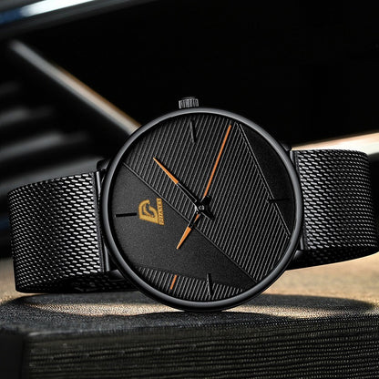 Minimalist Men's Business Wristwatch