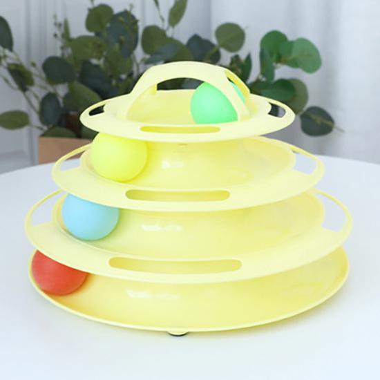 4 Level Cat Toy Training Amusement Plate