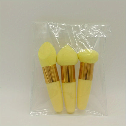 3Pc Foundation Sponge - Powder Puff