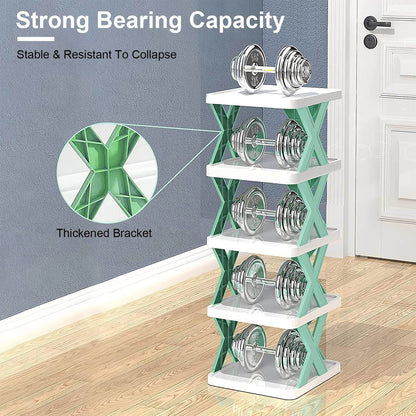 9 Tier Narrow Vertical Shoe Organizer