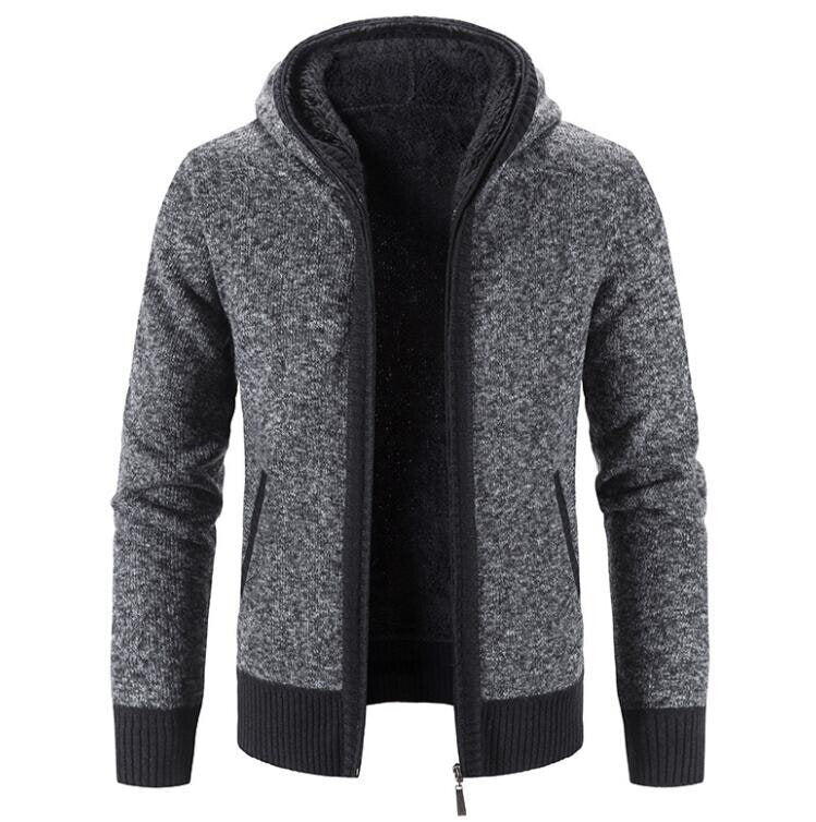 Men's Full Zip Knit Cardigan Sweaters with Pockets