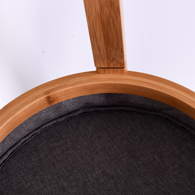 Bamboo Living Room Coat Rack with Storage