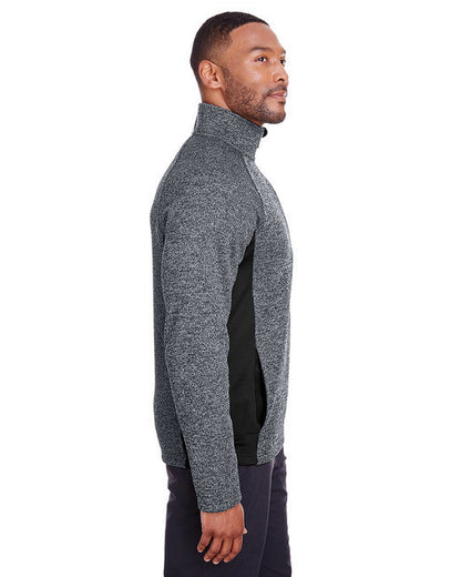 Men's Constant Half-Zip Sweater - BLACK HTHR/ BLK - S