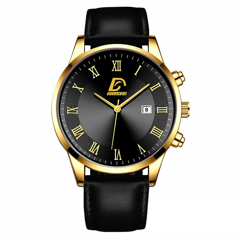 Men's Gold Stainless Steel Watch