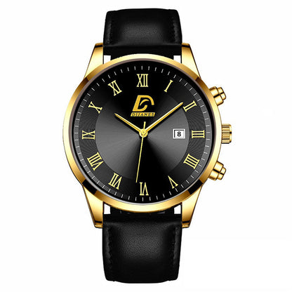 Men's Gold Stainless Steel Watch