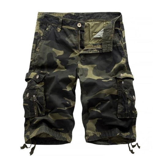 Men's Multi Pockets Jogger Cargo Shorts
