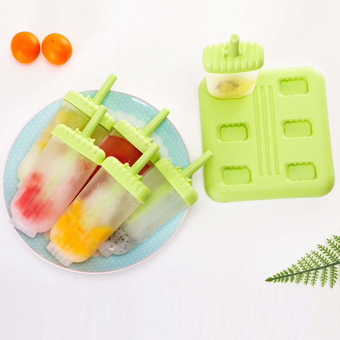 Popsicle Molds - Reusable Ice Cream DIY Ice Pop Maker