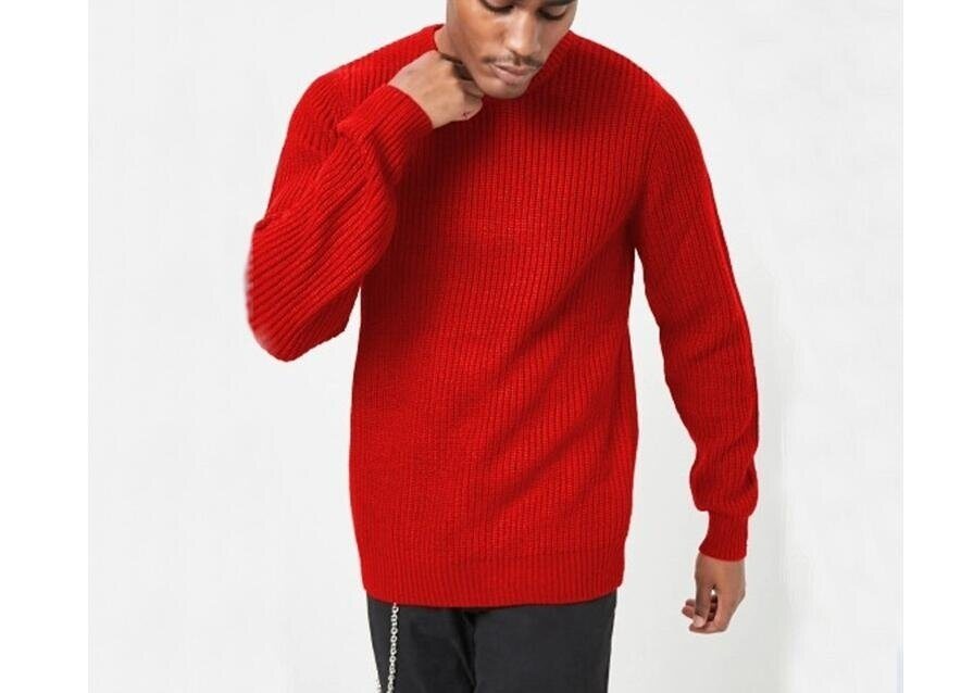Men's Knitted Pullover Sweater