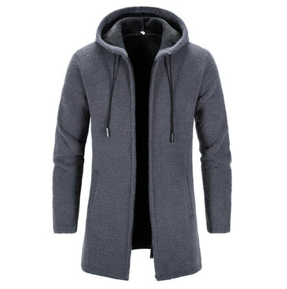 Men Hooded Cardigan Sweaters Outwear