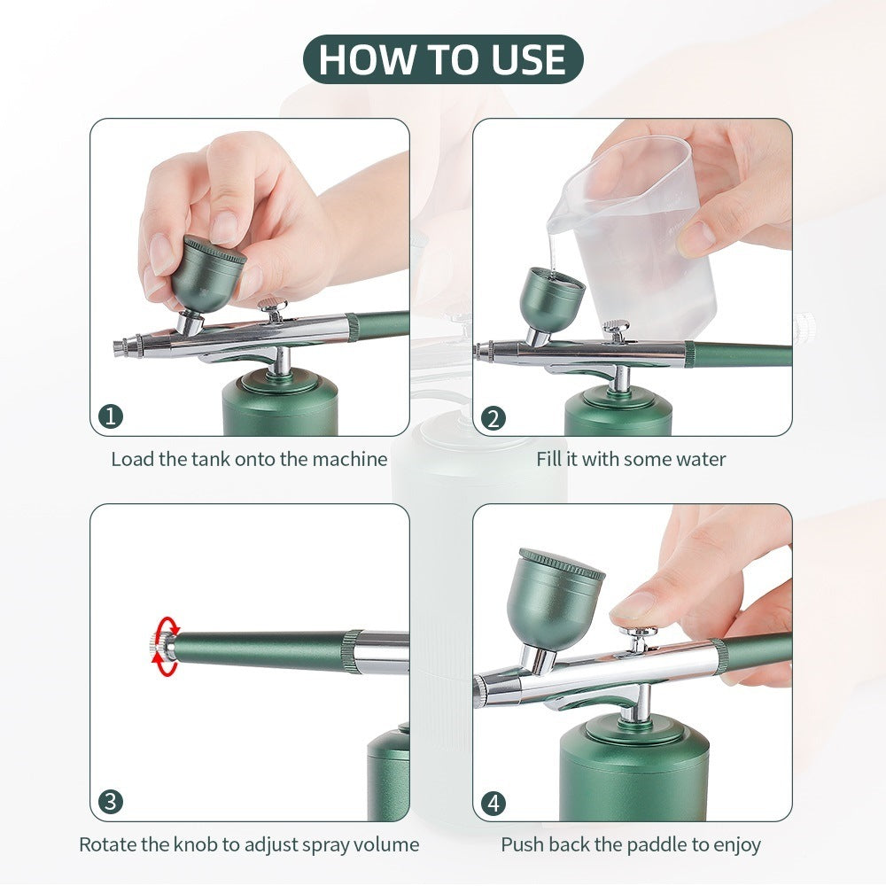 Oxygen Injector Mini Air-Brush - Nail - Art - Craft - Fog Mist Sprayer