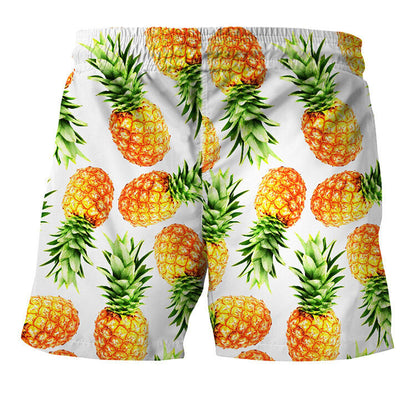 Men's Board Flower Print Surf Shorts Trunks