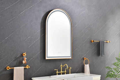 39in. W x 26in. H Oversized Rectangular Framed LED Mirror Anti-Fog Dimmable Wall Mount Bathroom Vanity Mirror Wall Mirror Kit For Gym And Dance Studio