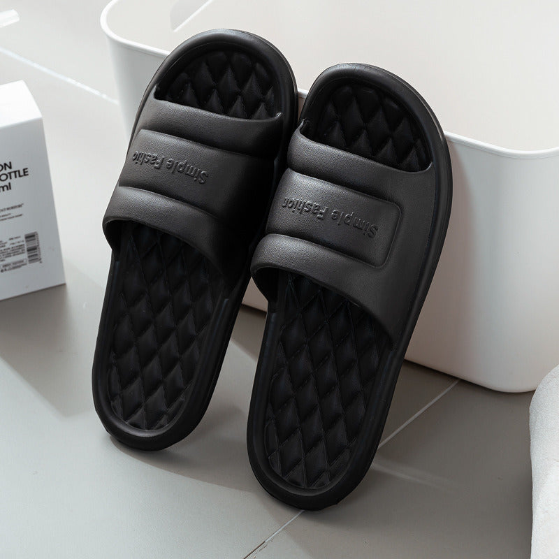 Home Slippers Women Summer Non-slip Floor Flip Flops Indoor Family Unisex Ladies Men Bathroom Slippers Bath Hotel Sandals Shoes