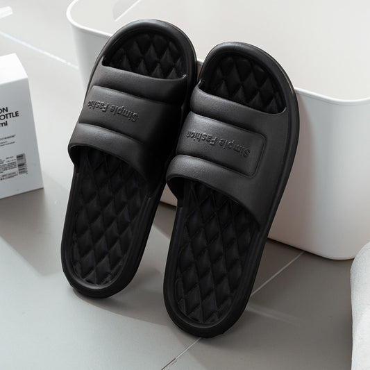 Home Slippers Women Summer Non-slip Floor Flip Flops Indoor Family Unisex Ladies Men Bathroom Slippers Bath Hotel Sandals Shoes