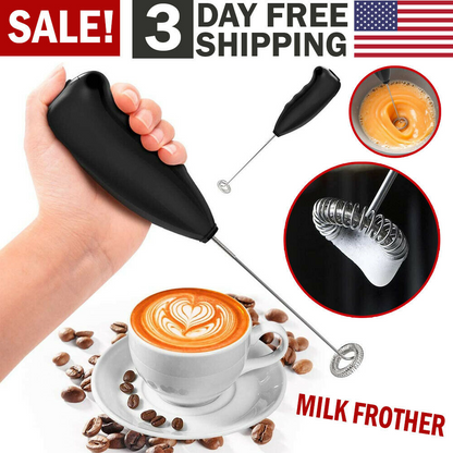 Electric Milk Frother - Foamer Whisk