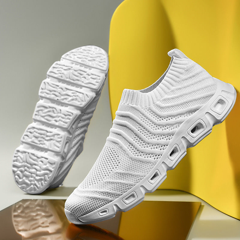 Slip-on Casual Shoes - Fly Woven Running Sneaker