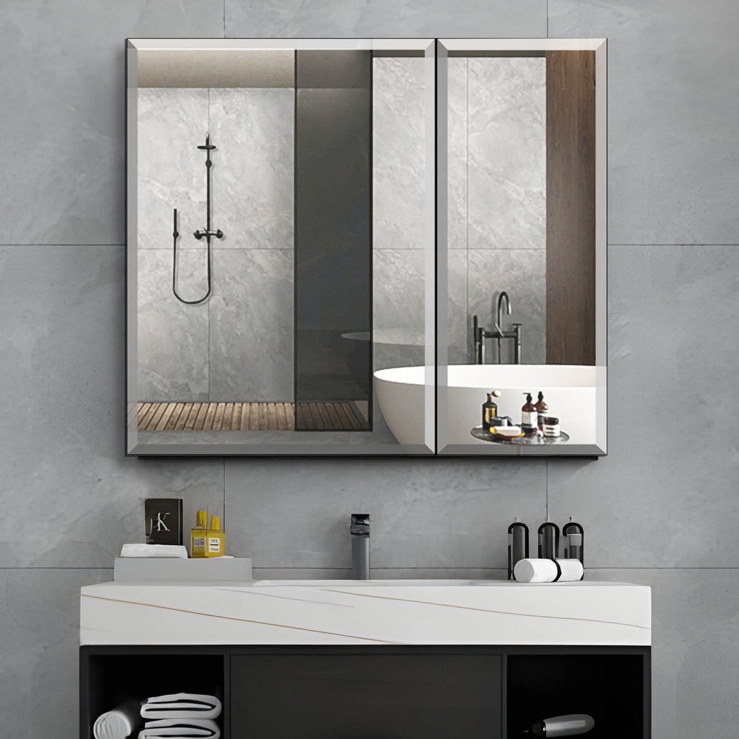 30*26-inch Medicine cabinet with Mirror