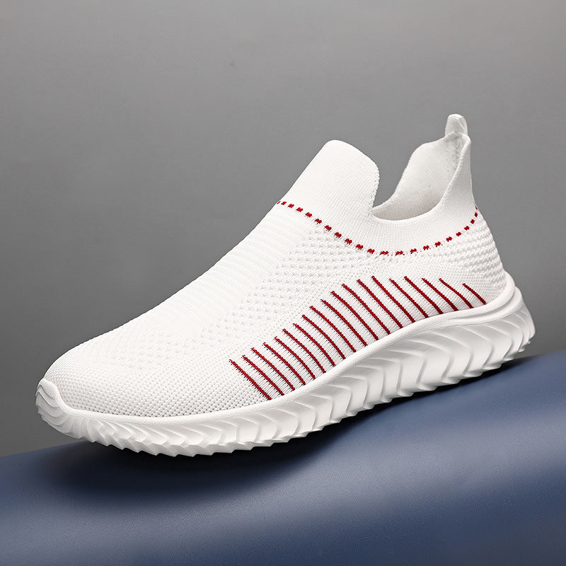 Lightweight Breathable White Fashion Casual Walking Shoes