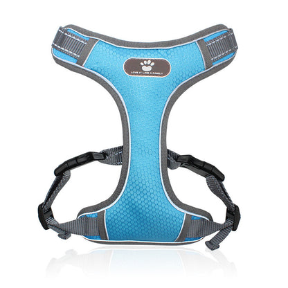 Pet Traction Rope Mesh Breathable Big Dog Chest Strap Vest