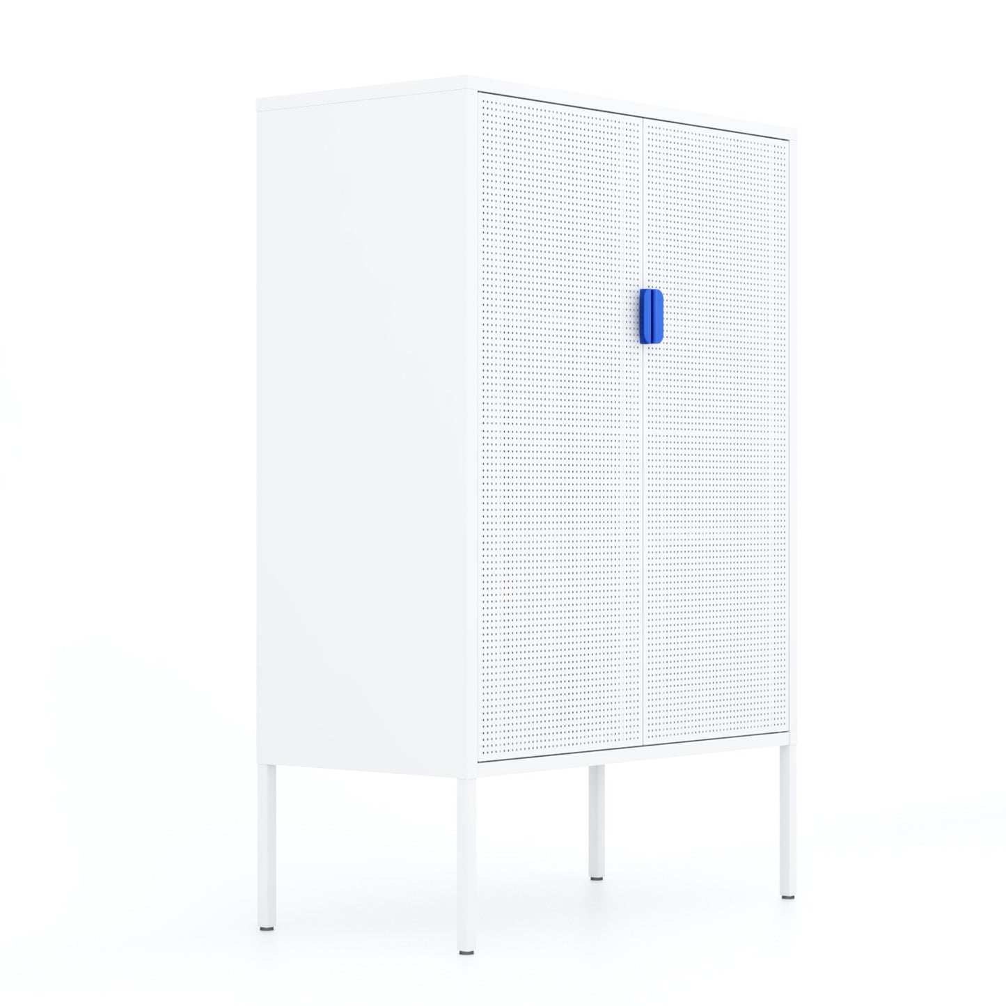 Metal Storage Locker Cabinet - Adjustable Shelves - Ventilated