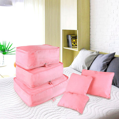9Pc Clothes Storage Bags - Travel Luggage Organizer - Packing Cubes