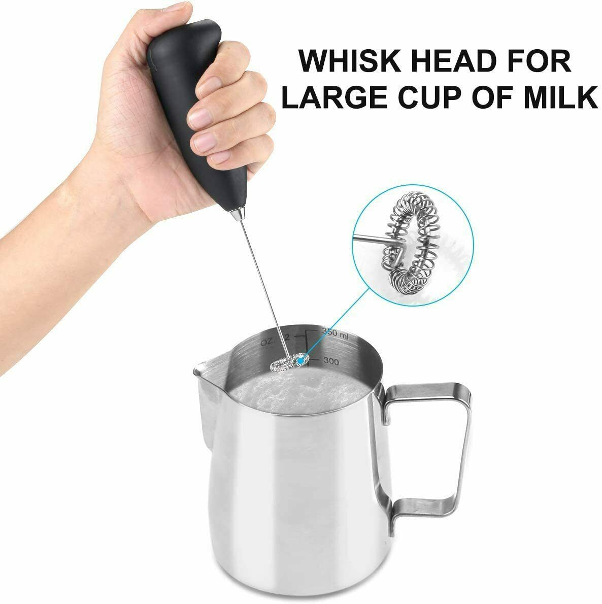 Electric Milk Frother - Foamer Whisk