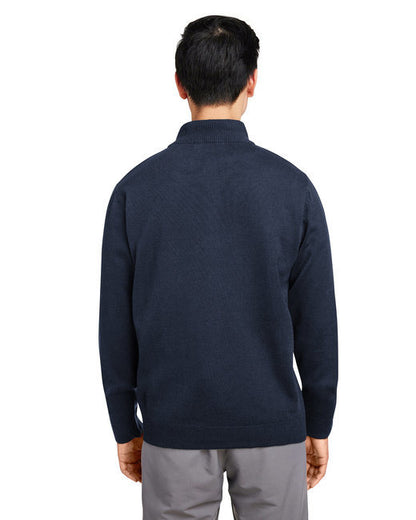 Unisex Pilbloc™ Quarter-Zip Sweater - BLACK - XS