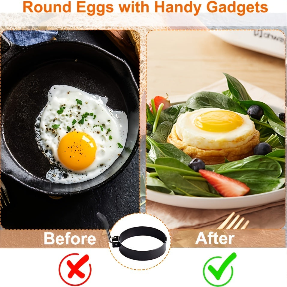 Multicolor Nonstick Egg Rings; Round Ring Molds