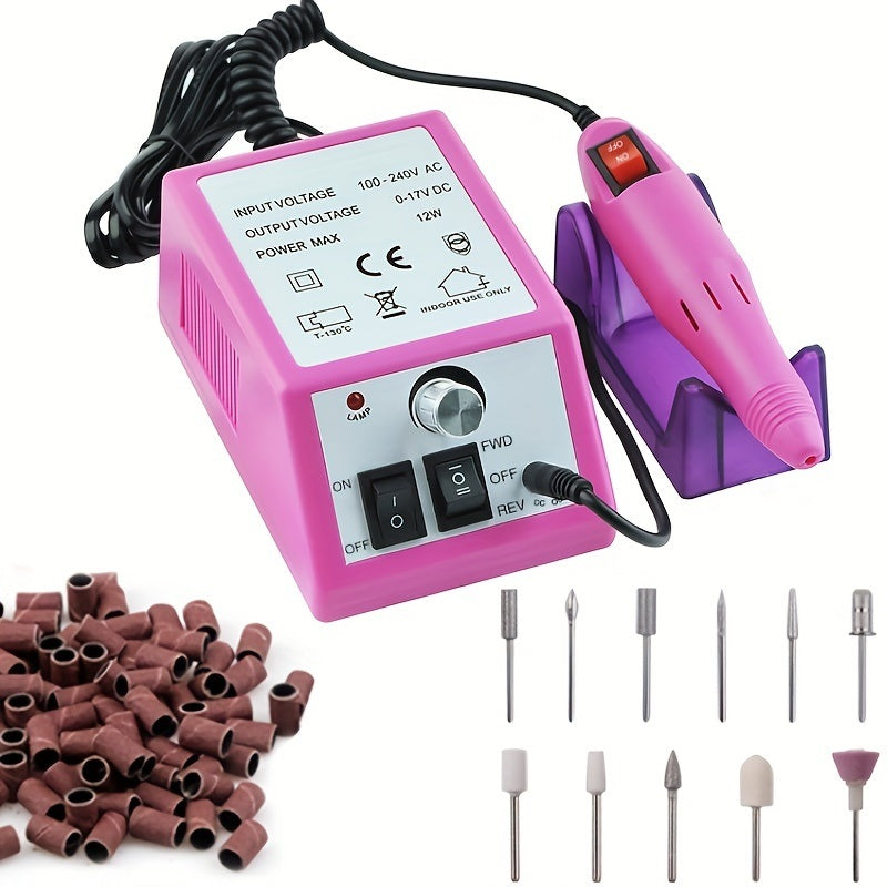 Portable Electric Nail Polisher: Manicure & Pedicure Set for Gel Polish