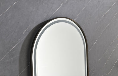 39in. W x 26in. H Oversized Rectangular Framed LED Mirror Anti-Fog Dimmable Wall Mount Bathroom Vanity Mirror Wall Mirror Kit For Gym And Dance Studio