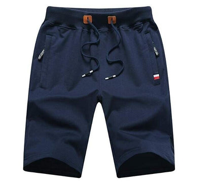 Men's Shorts Casual Elastic Waist Fleece Shorts