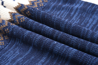 Men's Sweater Pattern Slim Fit Casual O-Neck Knitwear