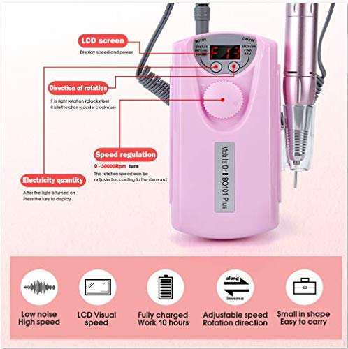 Portable Electric Professional File Kit