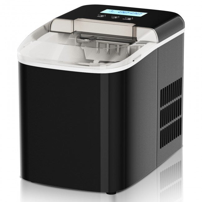 Countertop LCD Display Ice Maker with Ice Scoop