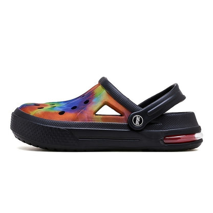 Women's Colorful Hollow Out Clogs; Lightweight Non Slip Breathable Sandals; Outdoor & Indoor Slippers